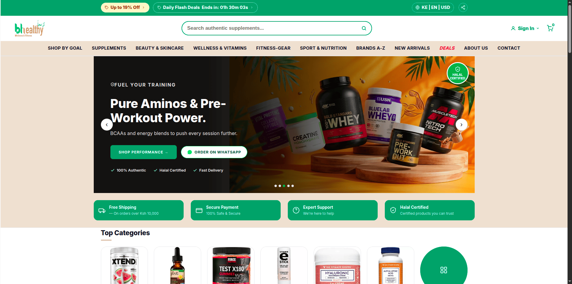 BHealthy E-Commerce